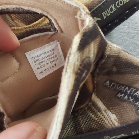 Duck Commander Mossy Oak Soft Sole Boots Size 1 or 3m - Picture 3 of 5